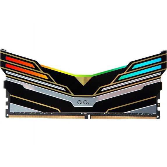 Oloy MD4U163618DESA WarHawk RGB 16GB DDR4 3600 Intel XMP 2.0 Desktop Memory Model, Black