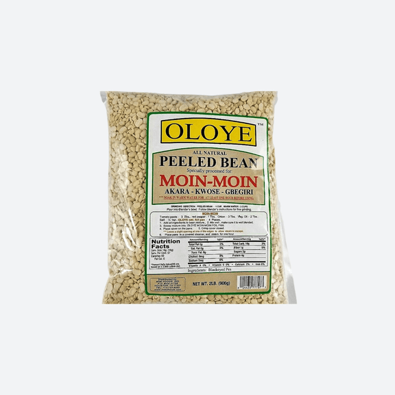 Oloye Peeled Beans-2lbs-Delicious nutty flavour Of Peeled Beans