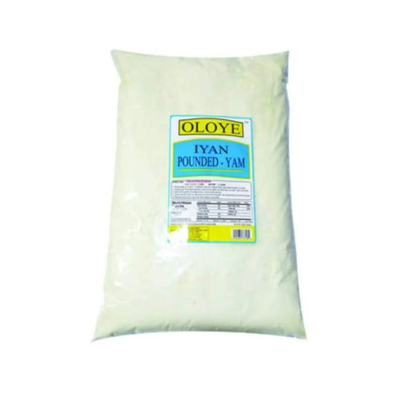 Oloye Pounded Yam Flour | Authentic African Swallow for Smooth Fluffy Pounded Yam