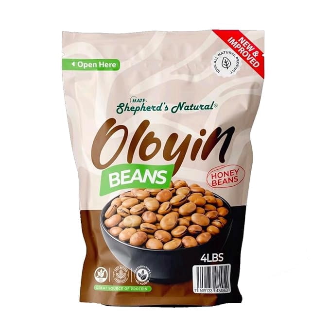 HATF'S SHEPHERD'S NATURAL Oloyin Honey Beans, 4 lb. / 64 oz.