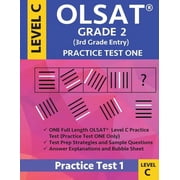 Olsat Grade 2 3rd Grade Entry Level C Practice Test One Gifted and Talented Prep Grade 2 for Otis Lennon School Abili, Paperback