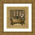 thumbnail image 1 of Olson, Charlene 12x12 Gold Ornate Wood Framed with Double Matting Museum Art Print Titled - Asian Warmth II, 1 of 4