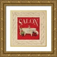 thumbnail image 1 of Olson, Charlene 12x12 Gold Ornate Wood Framed with Double Matting Museum Art Print Titled - Salon, 1 of 4