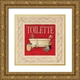 thumbnail image 1 of Olson, Charlene 12x12 Gold Ornate Wood Framed with Double Matting Museum Art Print Titled - Toilette, 1 of 4