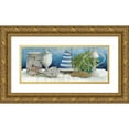 thumbnail image 1 of Olson, Charlene 18x10 Gold Ornate Wood Framed with Double Matting Museum Art Print Titled - Beach Memories II, 1 of 4