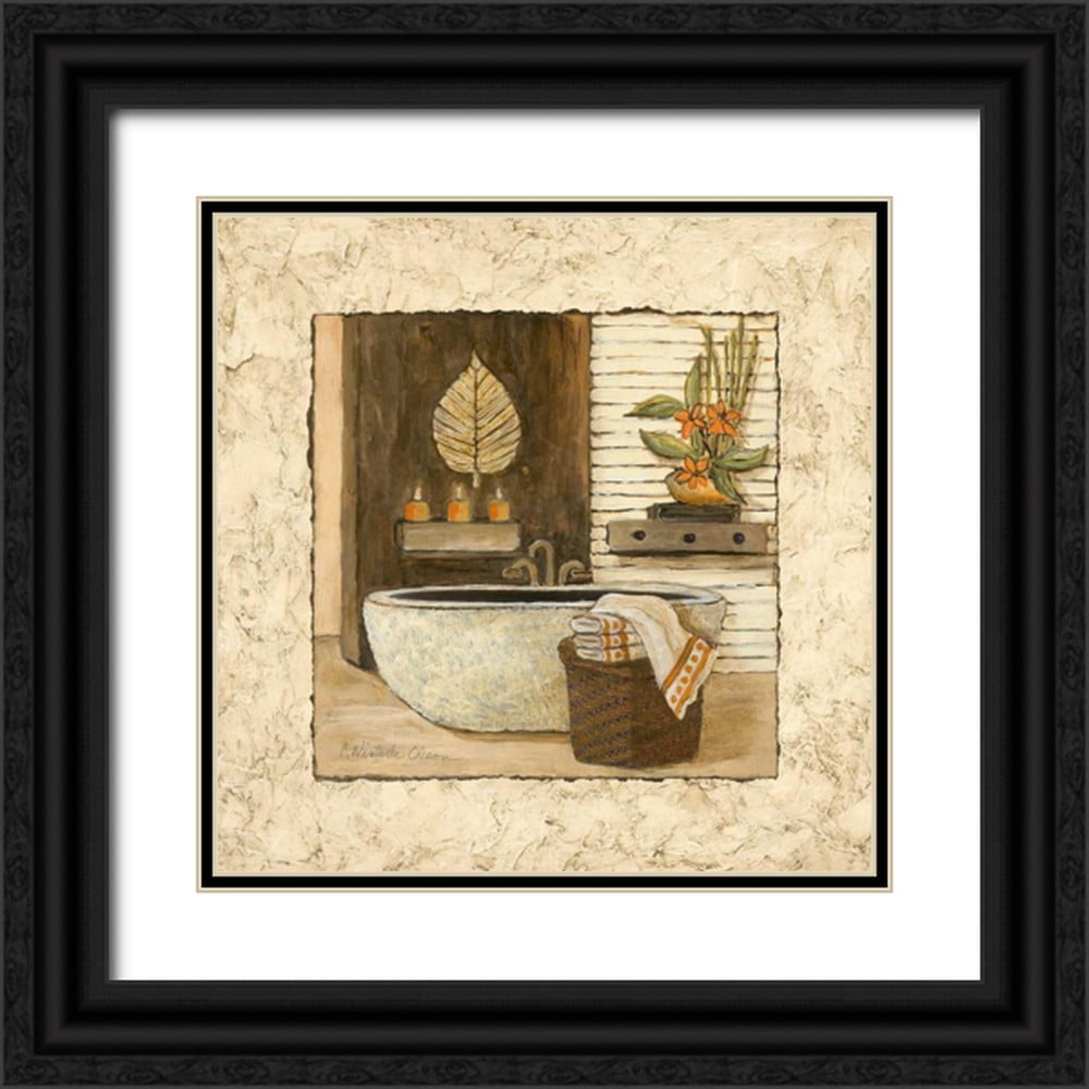 Olson, Charlene 26x26 Black Ornate Wood Framed with Double Matting