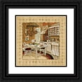 thumbnail image 1 of Olson, Charlene 26x26 Black Ornate Wood Framed with Double Matting Museum Art Print Titled - Kitchen Delight I, 1 of 4