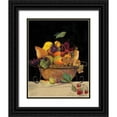thumbnail image 1 of Olson, Charlene 26x32 Black Ornate Wood Framed with Double Matting Museum Art Print Titled - Fruit Basket II, 1 of 4