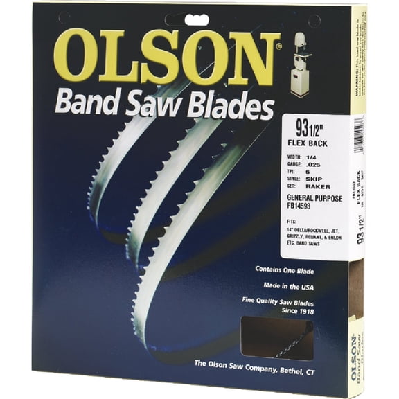 Olson Flex Back Band Saw Blade - Pack of 4