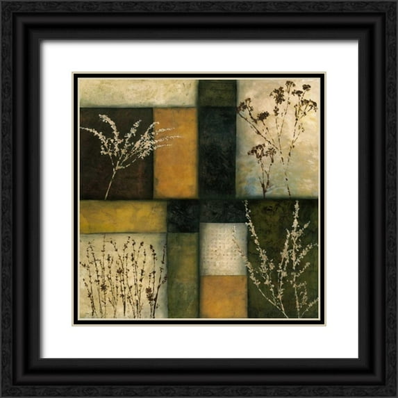 Olson, Norm 12x12 Black Ornate Wood Framed with Double Matting Museum Art Print Titled - Autumn Detail I