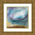 thumbnail image 1 of Olson, Norm 12x12 Gold Ornate Wood Framed with Double Matting Museum Art Print Titled - Moonstone II, 1 of 4