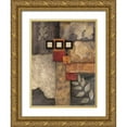 thumbnail image 1 of Olson, Norm 15x18 Gold Ornate Wood Framed with Double Matting Museum Art Print Titled - Designer Foliage II, 1 of 4