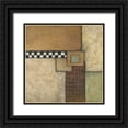 thumbnail image 1 of Olson, Norm 26x26 Black Ornate Wood Framed with Double Matting Museum Art Print Titled - Organic Fundamentals II, 1 of 4