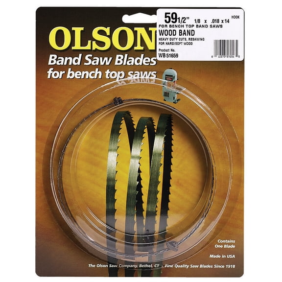 Olson 59.5 in. L X 0.13 in. W Carbon Steel Band Saw Blade 14 TPI Hook teeth 1 pk