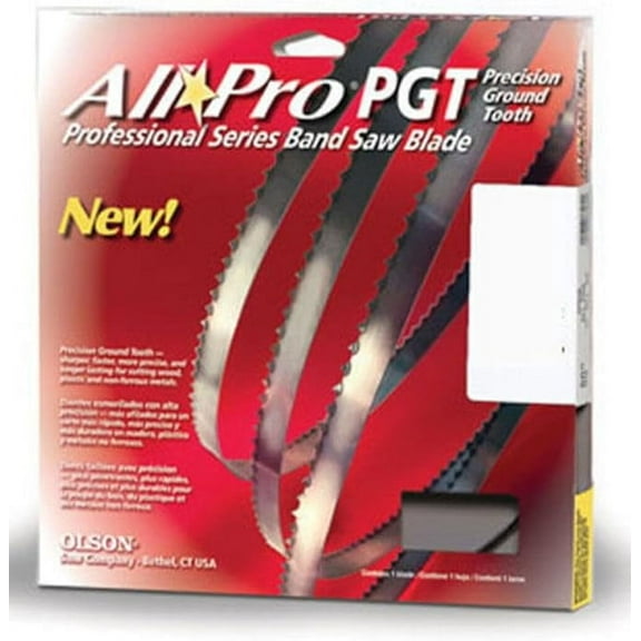 Olson Saw APG73870 3/8 by 0.025 by 70-1/2-Inch All Pro PGT Bandsaw 4 TPI Hook Tooth