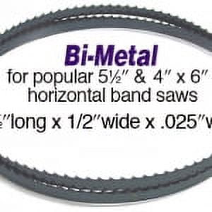 Olson Saw BI-Metal Band Saw Blade 1/2 by .025 inch, 10/14 VARI 64-1/2"