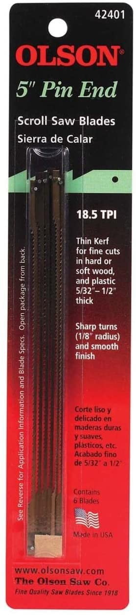 10pcs 6 Inch Scroll Saw Blade Pin 152x1.8x0.2mm 24T Pin End For Most