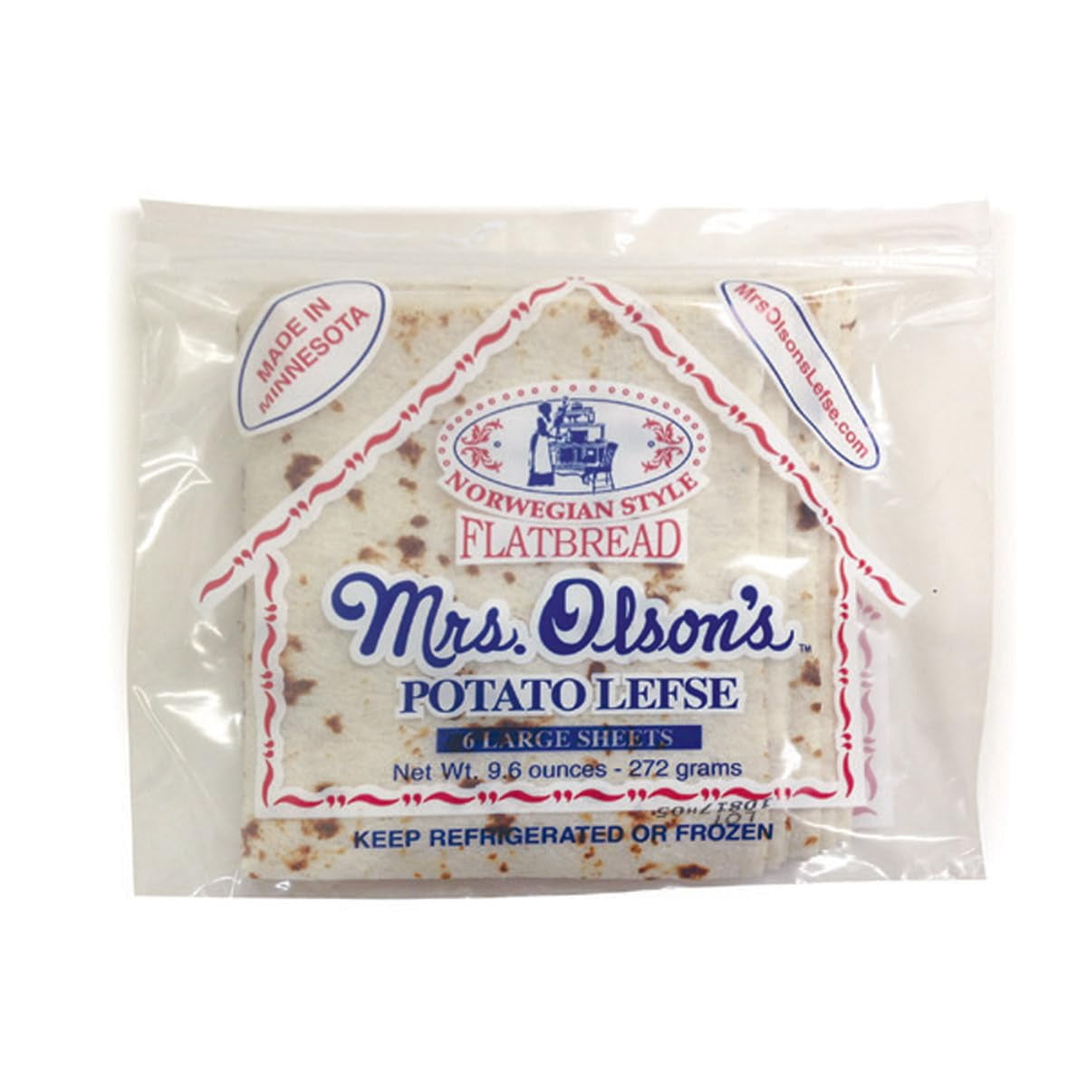 Olson's Potato Lefse, 9.6oz (Pack of 2)