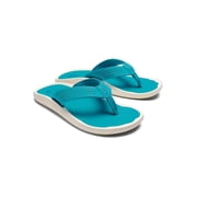 OluKai Mens Flip Flop Sandals, Wide Fit, Tropic Blue