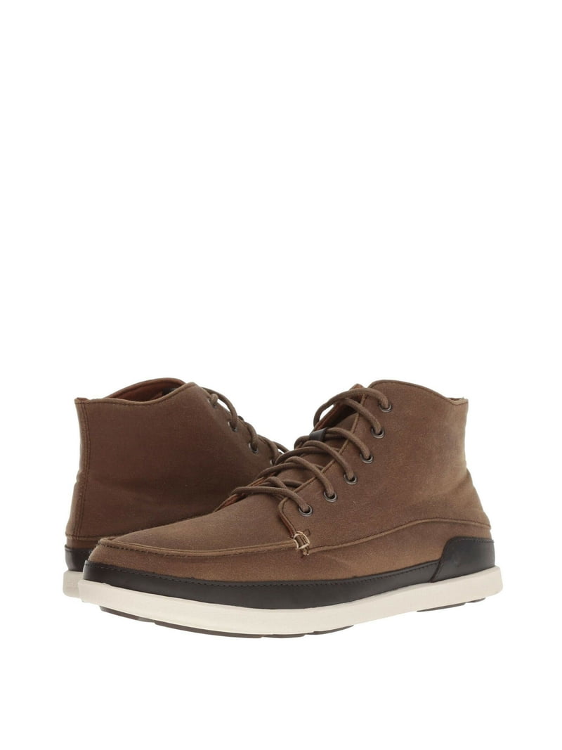 NEW • Olukai •  Men’s Nalukai Kapa Boots
Black Waxed Canvas High Top Shoe 11 Mens Olukai Nalukai Kapa Brown Waxed Canvas Lace Up Chukka  main image 4