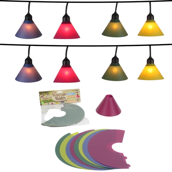 Olukai Designs Outdoor Weather-Resistant LED String Light Covers, 8-Pack