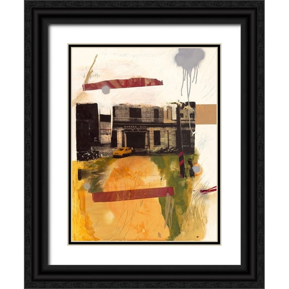 Olukman, Ayline 15x18 Black Ornate Wood Framed with Double Matting Museum Art Print Titled - Garage Busi