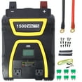 thumbnail image 1 of Olurrisa 1500 Watts Power Inverter Modified Sine Wave Car LED Display , Portable AC Power Emergencies, Job Sites, Trucks Boats Off Grid RV Camping,12V to 115 Volts, 1 of 9