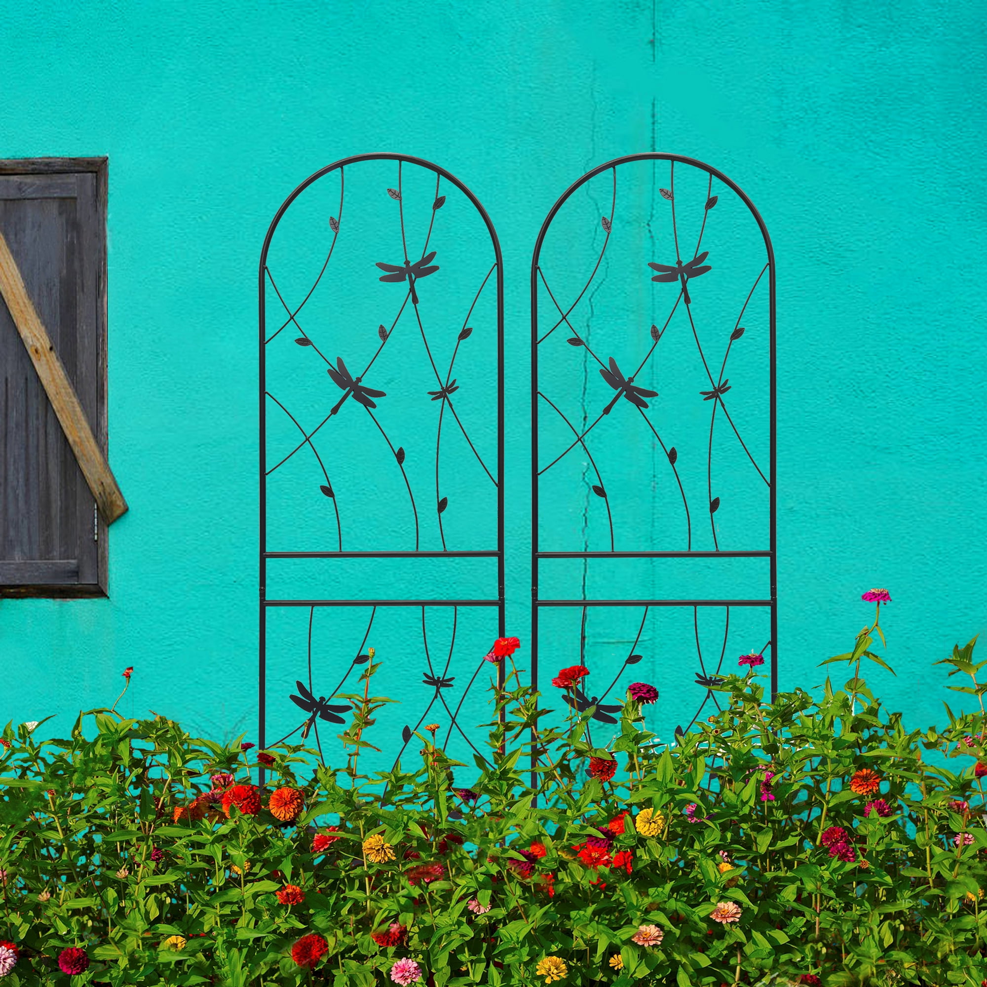 Olurrisa 2 Pack Metal Garden Trellis 71\, image size:2000x2000