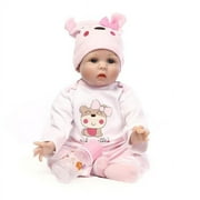 Olurrisa 22"Reborn Baby Dolls Girl - Soft Cloth Body Newborn Girl Doll, Realistic Best Baby Doll That Look Real for Kids Age 3+