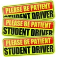 thumbnail image 1 of Olurrisa 2pcs Magnet for Car, Please Be Patient Student Driver, New Driver Stickers Universal for Vehicles (Orange) , Magnetic Reflective Driver Sticker, 1 of 7