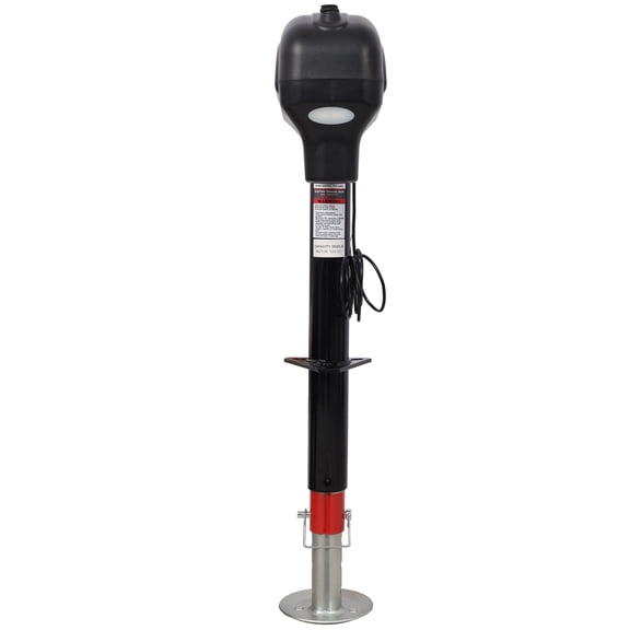 Olurrisa 3500lbs Electric Power Tongue Jack for RV Trailer & Camper w/waterproof cover 12V DC