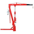 thumbnail image 1 of Olurrisa 500LB Hydraulic Truck Crane with Adjustable Boom & 2" Hitch Mount - Red Heavy-Duty Steel Engine Hoist for Pickup Trucks, Trailers, PWC | Effortless Lifting, 360° Swivel, Stable Load Control, 1 of 9