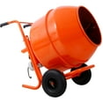 thumbnail image 1 of Olurrisa 8 CUFT Horizontal Cement Mixer - 115V Portable Concrete Mixer w/Wheelbarrow Design | 440LBS Capacity & Durable Steel Frame, 1 of 9