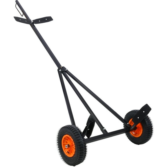 Olurrisa Boat Trailer Dolly, 420lbs Load Capacity, Carbon Steel Trailer Mover with 96''-116'' Adjustable Length, for Moving Kayak Motorboat Fishing Boat (420LBS)
