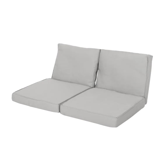 Olurrisa Club Chair Cushion Set, Back Cushion And Seat Cushion, Silver, Set Of 2,
