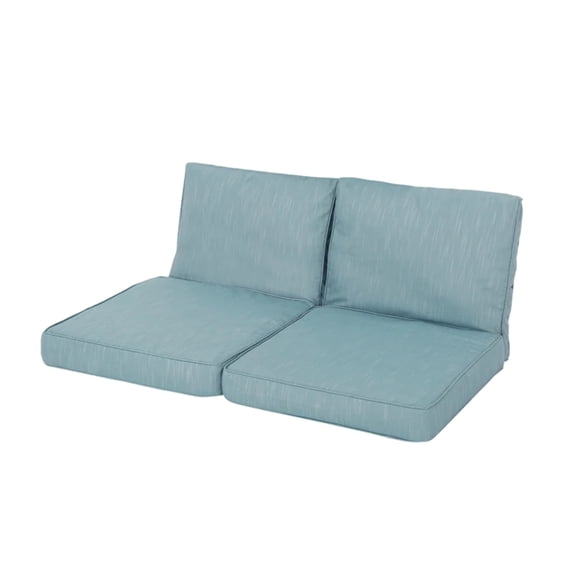 Olurrisa Club Chair Cushion Set, Back Cushion And Seat Cushion, Teal, Set Of 2,
