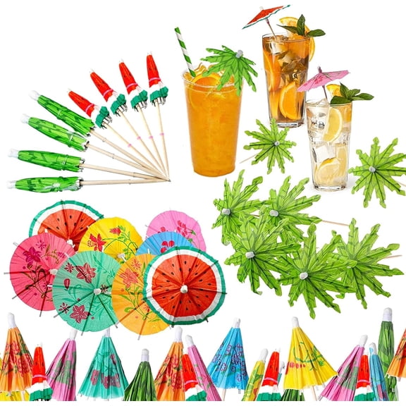 Olurrisa Drink Umbrella,50Pcs Cocktail Umbrella,Cupcake/Fruit Plate/Cocktail Decor Mini Umbrellas For Drinks,Paper Umbrella Drink Decor