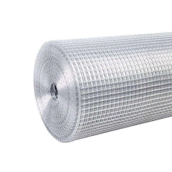 Olurrisa Hardware Cloth 1/4 inch 48in x 50ft 23 Gauge, Hot-dip Galvanized After Welding Chicken Wire Fence Roll Garden Plant Welded Metal Wire Fencing Roll, Rabbit Cages Snake Fence