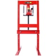 thumbnail image 1 of Olurrisa Hydraulic 6 Ton H-Frame Garage Floor Adjustable Shop Press with Plates, 6T,red, 1 of 9