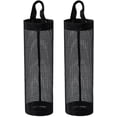 thumbnail image 1 of Olurrisa Kitchen Plastic Bag Holder 2 Pcs Large Grocery Shopping Bags Dispenser Mesh Garbage Bag Storage Organizer Rubbish Bags Containers (Grey), 1 of 8