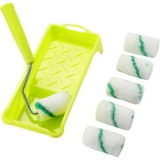 Olurrisa Paint Rollers Set, 2 inch Paint Roller with 6 Covers, Small Paint Roller, Paint Rollers for Painting Walls