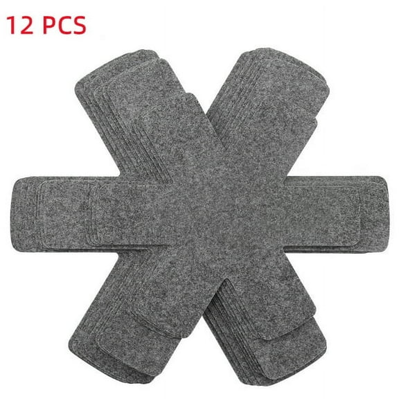 Olurrisa Set of 12 Pot and Pan Protectors Pot Dividers Pads Cookware Protector Set Anti-Slip Pan Separators Pads for Protecting and Separating Pots and Pans