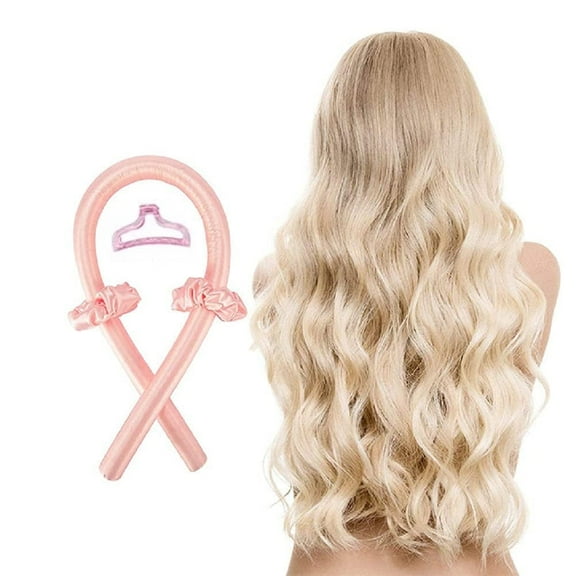 Olurrsia Curling Rod Headband Curling Rod Headband Sleeping Soft Rubber Hair Roller for Long Hair