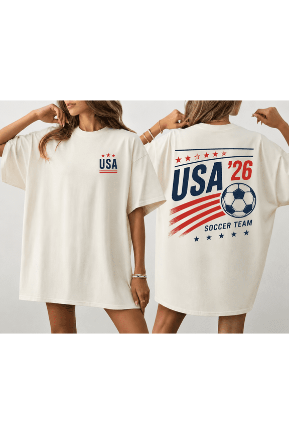 USA Soccer Team, American Football Fan Shirt, Retro USA Soccer Graphic Tee, Soccer Club Tee,US Soccer Gift,Road To 2026