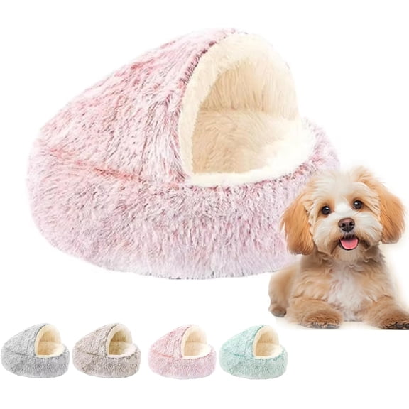 Cozy Cocoon Dog Bed,Cozy Cocoon Pet Bed for Dogs,Cat Dog Bed with Cover,Plush Dogs Beding Cave for Small Medium Large