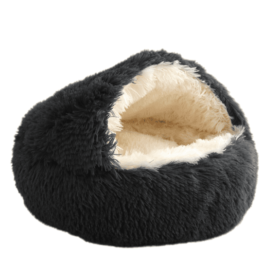 Olvys Cozy Cocoon Pet Bed for Dogs & Cats - Washable Round Dog Bed with Non-Slip Bottom