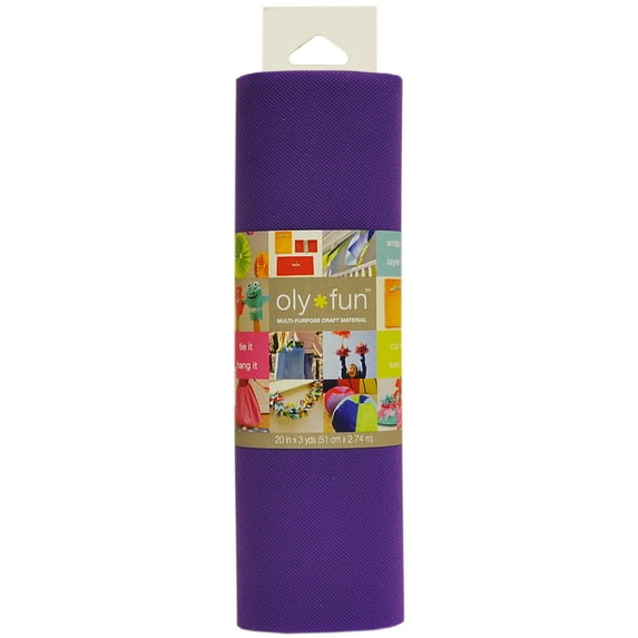 Oly Fun Multipurpose Craft Material 20"X3yd-Jelly, Pk 3, Oly Fun