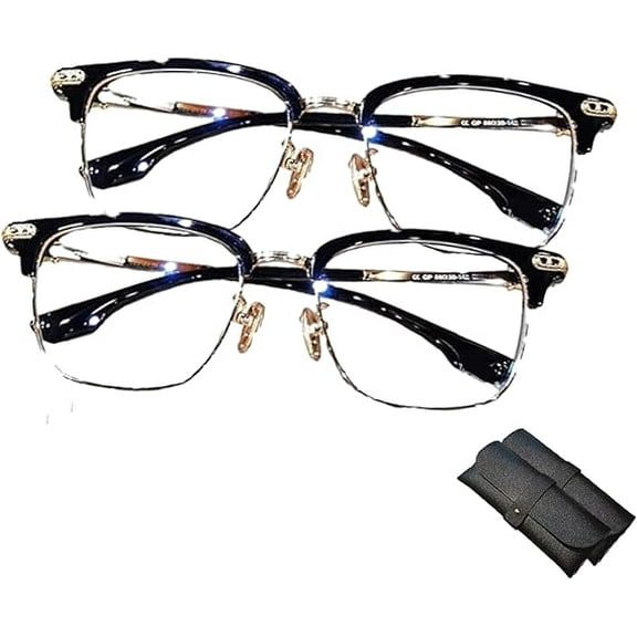 Olygee Optireaders Pro, Ultra Light Anti Blue Presbyopic Glasses, Anti-Blue Light & Non-Slip Reading Glasses For Men Women(2pcs)