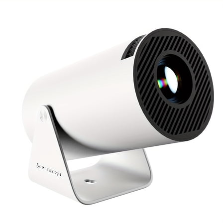 Olymmons HY300 Pro 4K Portable Projector: WiFi 6, BT 5.0, Android 11, 1080P Native, Home Theater