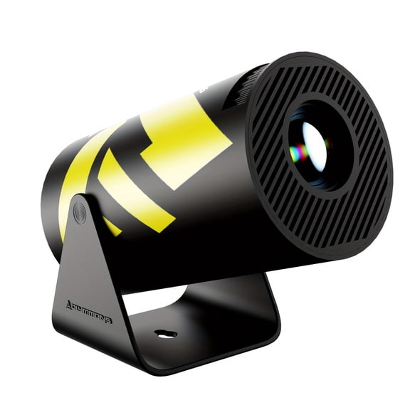 Olymmons HY300 Pro Mini Compact Projector | Native 1080P, 4K Decoding, WiFi 6, Bluetooth 5.0 | Built-in Android 11.0 | Home Theater Projector